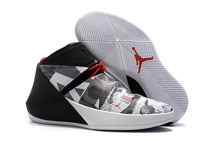 Jordan Why Not Zero.1 Black Grey White Red Shoes